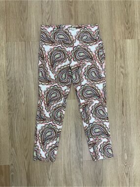 Women’s Cooper & Ella Paisley Print Pants - White Multicolor
